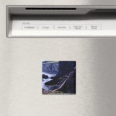 De touwbrug, Carrick-A-Rede, Ierland Europa Magneet (Insitu (Vaatwasser))