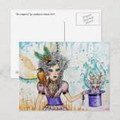 De tovenaar briefkaart (Voorkant / Achterkant)