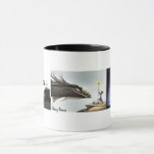 De tovenaar, het boek van magie en de draak mok (Midden)