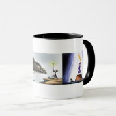 De tovenaar, het boek van magie en de draak mok (Voorkant rechts)