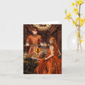 De tovenaar kaart (Gele Bloem)