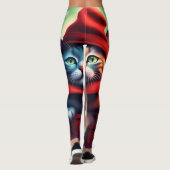 de tovenaar kat leggings (Achterkant)