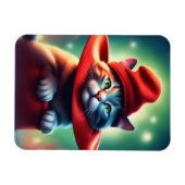 de tovenaar kat magneet (Horizontaal)