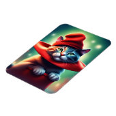 de tovenaar kat magneet (Linkerzijde)