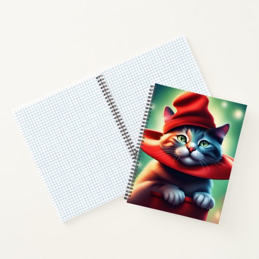 de tovenaar kat notitieboek (Binnen)