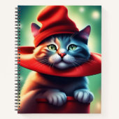 de tovenaar kat notitieboek (Voorkant)