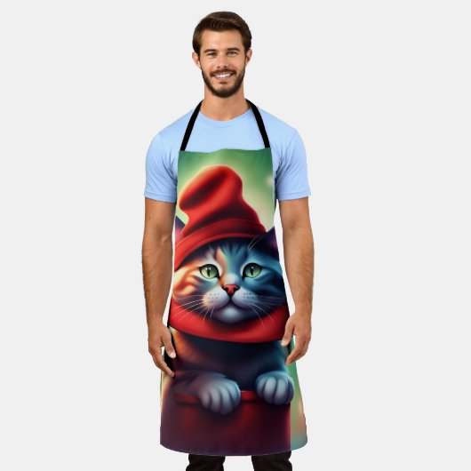 de tovenaar kat schort (Gedragen)