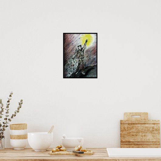 De tovenaar poster (Keuken)