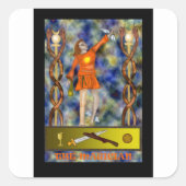 De tovenaar - Sticker (Voorkant)