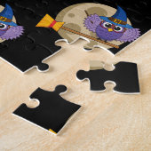 De Tovenaar van de cartoon Owl die op het Patroon  Legpuzzel (Zijkant)