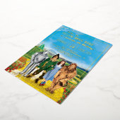 De tovenaar van de uitnodiging van Oz Birthday (Gedraaid)