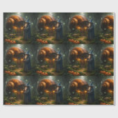 De tovenaar van het Shell fantasie mat inpakpapier (Vlak)