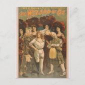 De tovenaar van het Theater van de Retro van Oz Briefkaart (Voorkant)