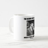 De tovenaar van het Westen (Nikola Tesla) Koffiemok (Voorkant links)
