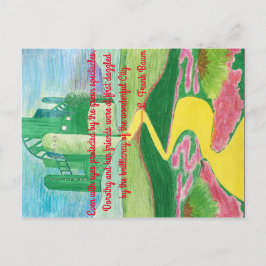 De tovenaar van Oz Art Briefkaart