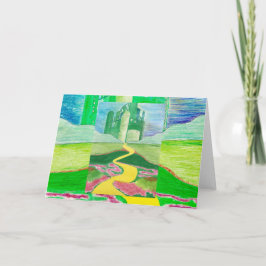 De tovenaar van Oz ArtWork Kaart