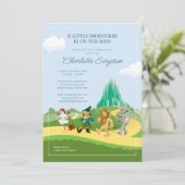 De tovenaar van Oz Baby Sprinkle Kaart (Staand voorkant)