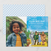 De Tovenaar van Oz Birthday - Foto Kaart (Voorkant / Achterkant)