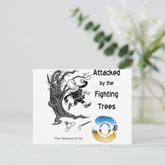 De Tovenaar van OZ Briefkaart (Staand voorkant)