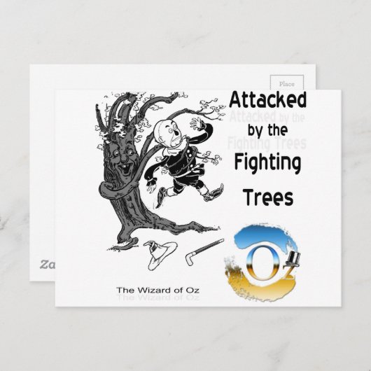 De Tovenaar van OZ Briefkaart (Voorkant / Achterkant)