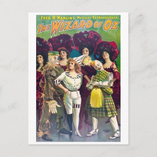 De Tovenaar van Oz Briefkaart (Voorkant)