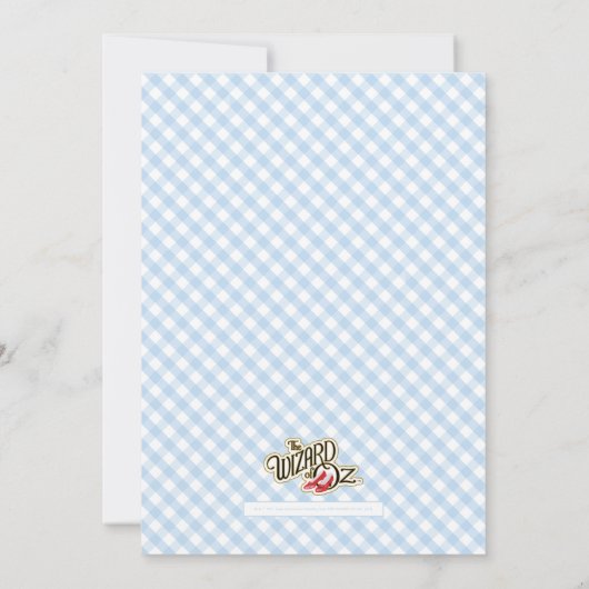 De tovenaar van Oz Classic Baby Sprinkle Kaart (Achterkant)