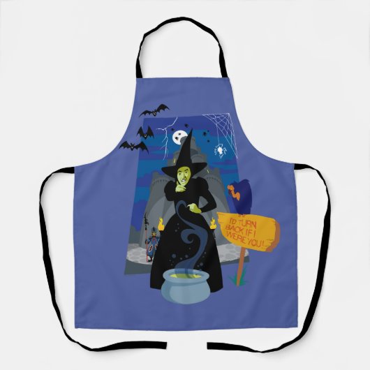 De Tovenaar van Oz™ | De goddeloze heks Schort (Voorkant)