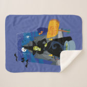 De Tovenaar van Oz™ | De goddeloze heks Sherpa Deken (Voorkant (horizontaal))