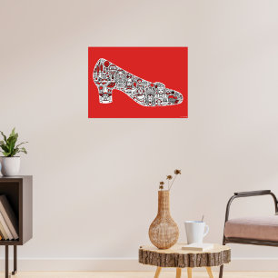 De tovenaar van Oz Doodle Art Poster