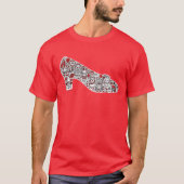 De tovenaar van Oz Doodle Art T-shirt (Voorkant)