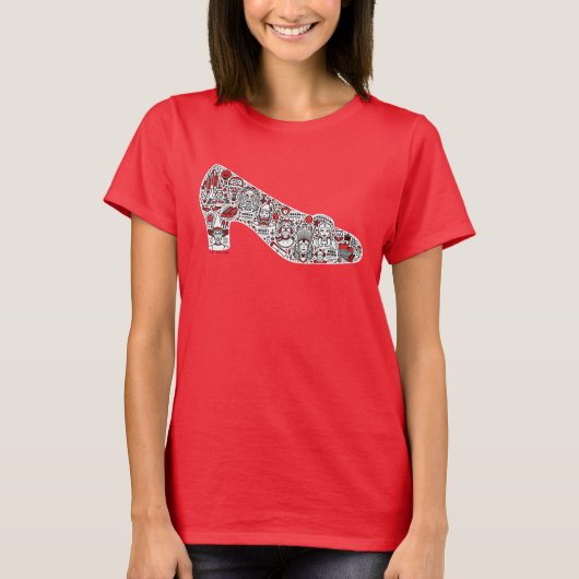 De tovenaar van Oz Doodle Art T-shirt (Voorkant)