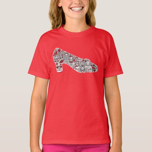 De tovenaar van Oz Doodle Art T-shirt (Voorkant)