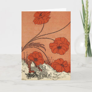 De tovenaar van Oz Dorothy en Toto in de Papaver Kaart
