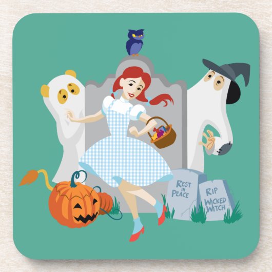 De Tovenaar van Oz™ | Dorothy Halloween Happy Danc Bier Onderzetter (Voorkant)