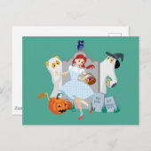 De Tovenaar van Oz™ | Dorothy Halloween Happy Danc Briefkaart (Voorkant / Achterkant)