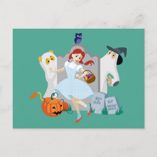 De Tovenaar van Oz™   Dorothy Halloween Happy Danc Briefkaart