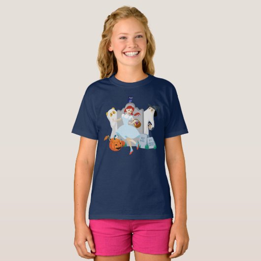 De Tovenaar van Oz™ | Dorothy Halloween Happy Danc T-shirt (Voorkant volledig)