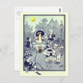 De  Tovenaar van Oz, Dorothy ontmoet de Münchkins Briefkaart (Voorkant / Achterkant)