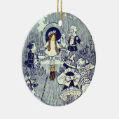 De  Tovenaar van Oz, Dorothy ontmoet de Münchkins Keramisch Ornament (Rechts)