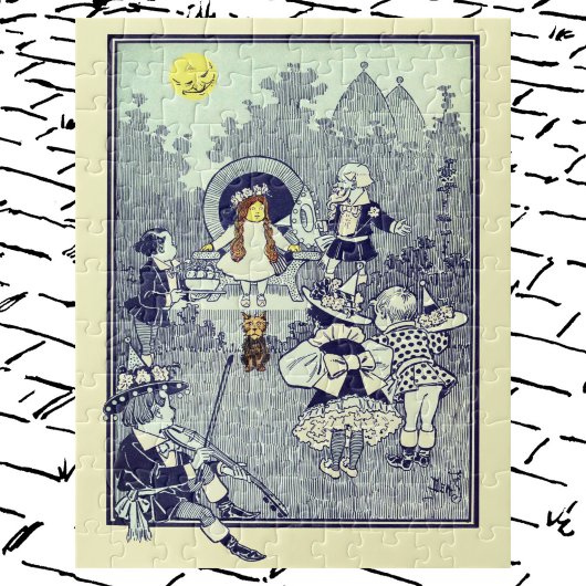De  Tovenaar van Oz, Dorothy ontmoet de Münchkins Legpuzzel