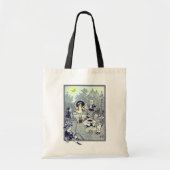 De  Tovenaar van Oz, Dorothy ontmoet de Münchkins Tote Bag (Voorkant)