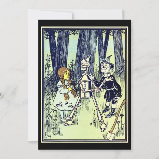 De  Tovenaar van Oz, Dorothy ontmoet de Tinman (Voorkant)