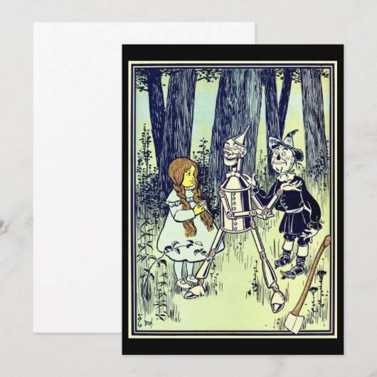 De  Tovenaar van Oz, Dorothy ontmoet de Tinman (Voorkant / Achterkant)