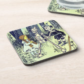 De  Tovenaar van Oz, Dorothy ontmoet de Tinman Bier Onderzetter (Linkerzijde)