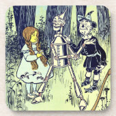 De  Tovenaar van Oz, Dorothy ontmoet de Tinman Bier Onderzetter (Voorkant)