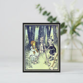 De  Tovenaar van Oz, Dorothy ontmoet de Tinman Briefkaart (Staand voorkant)