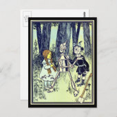 De  Tovenaar van Oz, Dorothy ontmoet de Tinman Briefkaart (Voorkant / Achterkant)