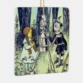 De  Tovenaar van Oz, Dorothy ontmoet de Tinman Keramisch Ornament (Rechts)