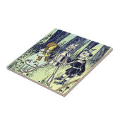 De  Tovenaar van Oz, Dorothy ontmoet de Tinman Tegeltje (Zijkant)