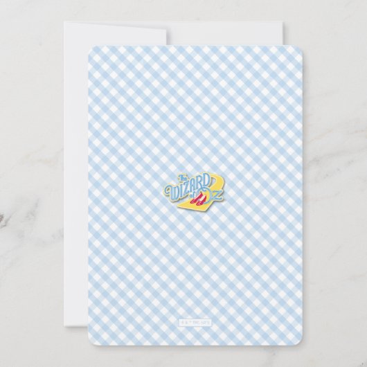 De Tovenaar van Oz Eerste Uitnodiging van de Dag v (Achterkant)